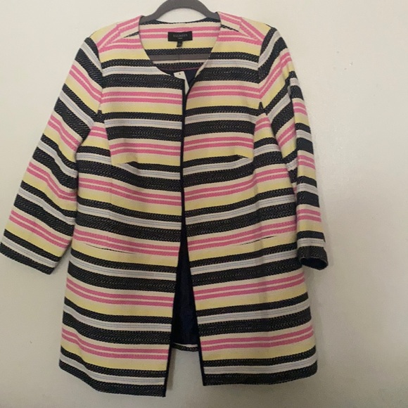 Talbots Jackets & Blazers - Talbots Women Stripped Coat
